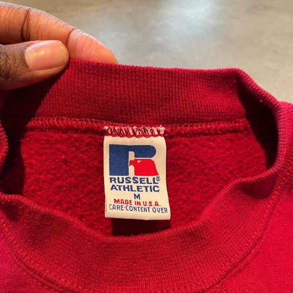 Russell Athletic Men's Red Sweatshirt Size Medium - Picture 3 of 4
